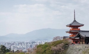 Kiyomizu Temple overlooking Kyoto
