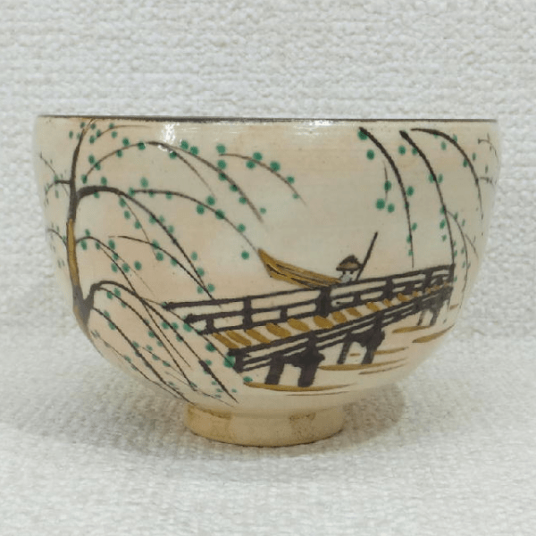 Aya Fukumori Kyo Set: Chawan & Futaoki